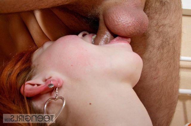 15P man shoves his cock into young redheads puffy poon