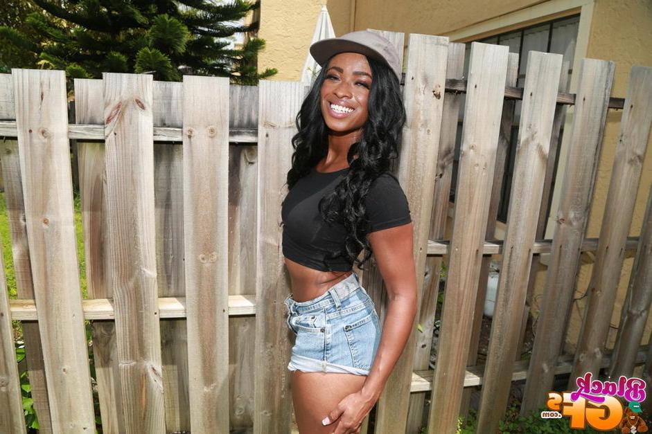 15P Gorgeous tiny black girl got nailed by her friend
