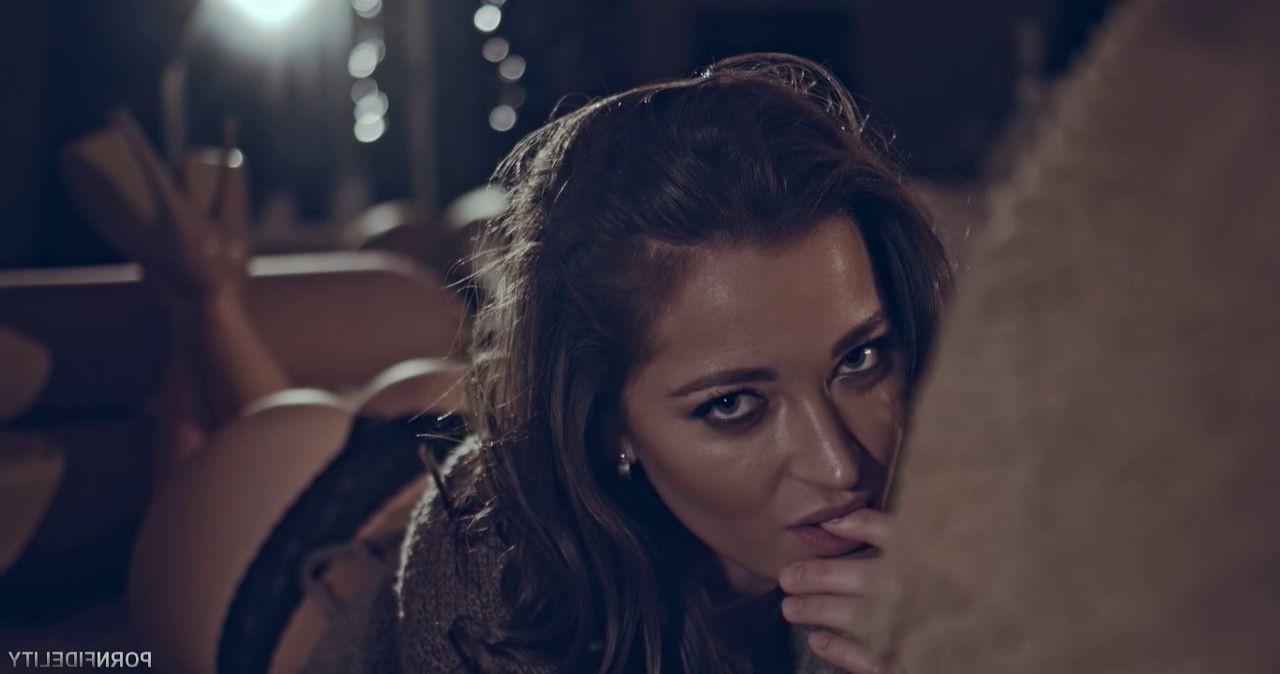 15P Brunette bombshell Dani Daniels fucked rough and hard