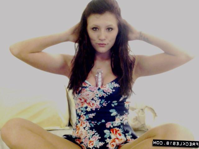 12P Horny teen Freckles 18 gets herself off with big dildo