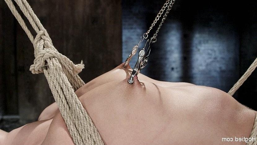 16P Roxanne Rae in rope bondage toy fucked with intense orgasm denial by maledom