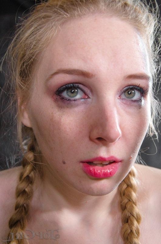 16P Delirious Hunter in hot red dress is bound and strapon fucked by lezdom