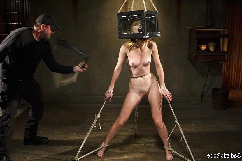 17P Mona Wales is rope bound in a box and punished for her smart ass attitude