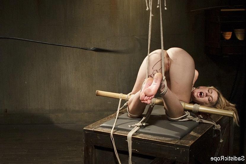 17P Mona Wales is rope bound in a box and punished for her smart ass attitude
