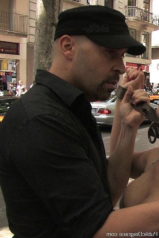 17P Yillie Fresh spanish beauty is bound and public fucked by master Max Cortes