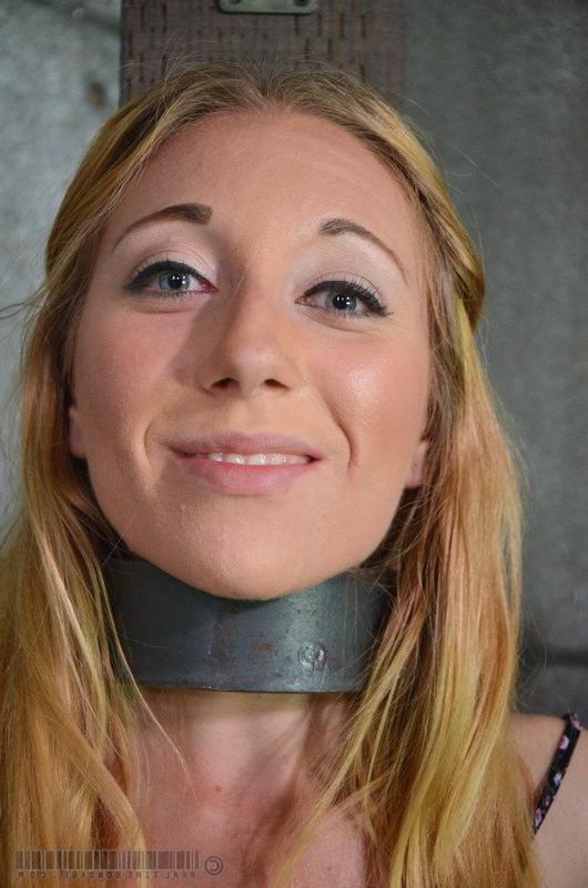 16P Emma Haize and Emma both bound in a dungeon with latex mask