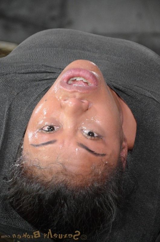 15P Yasmine De Leon is throat fucked in bondage