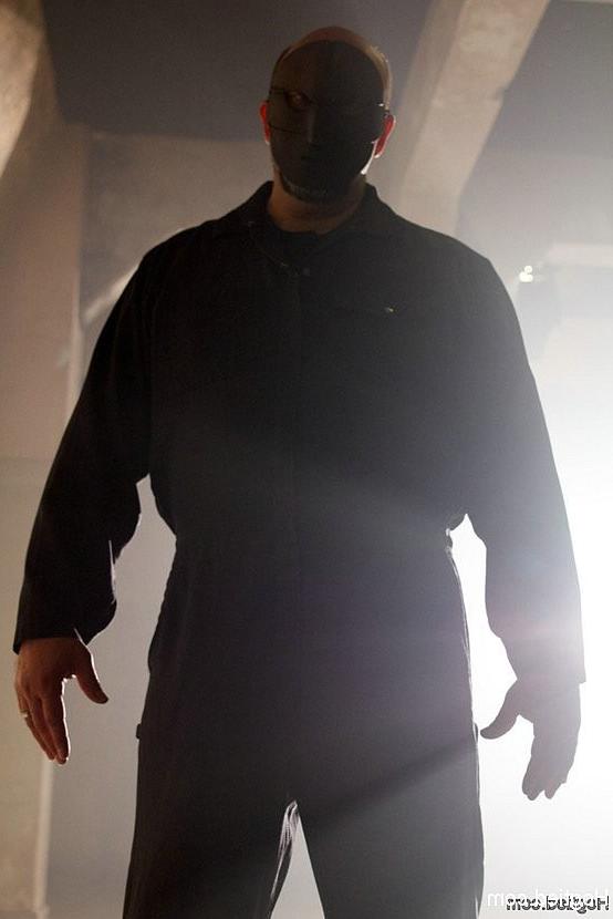 19P Katt Anomia is rope hogtied and toyed by masked man in a dark dungeon