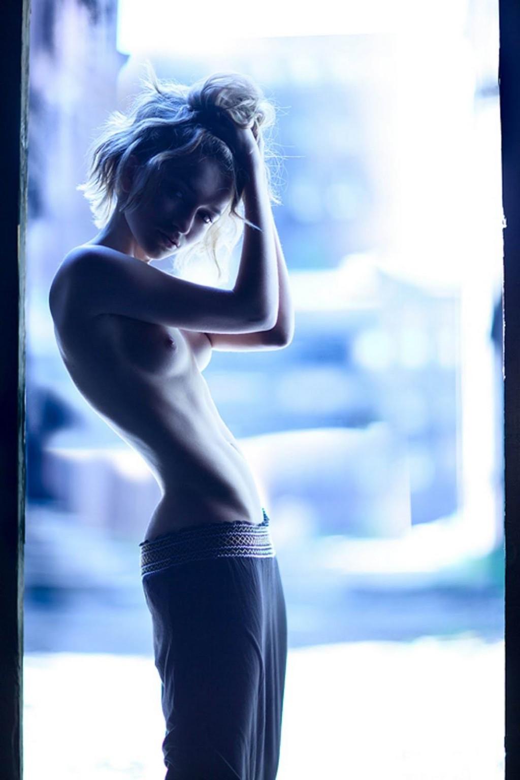 15P beautiful teens showing off their skinny bodies