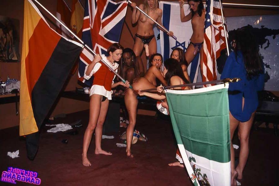 16P hardcore gangbang sex with nasty lesbians fucking hard