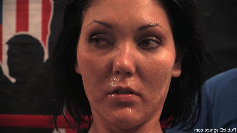 18P Bondage and gang bang fucking action in a crowded boxing gym