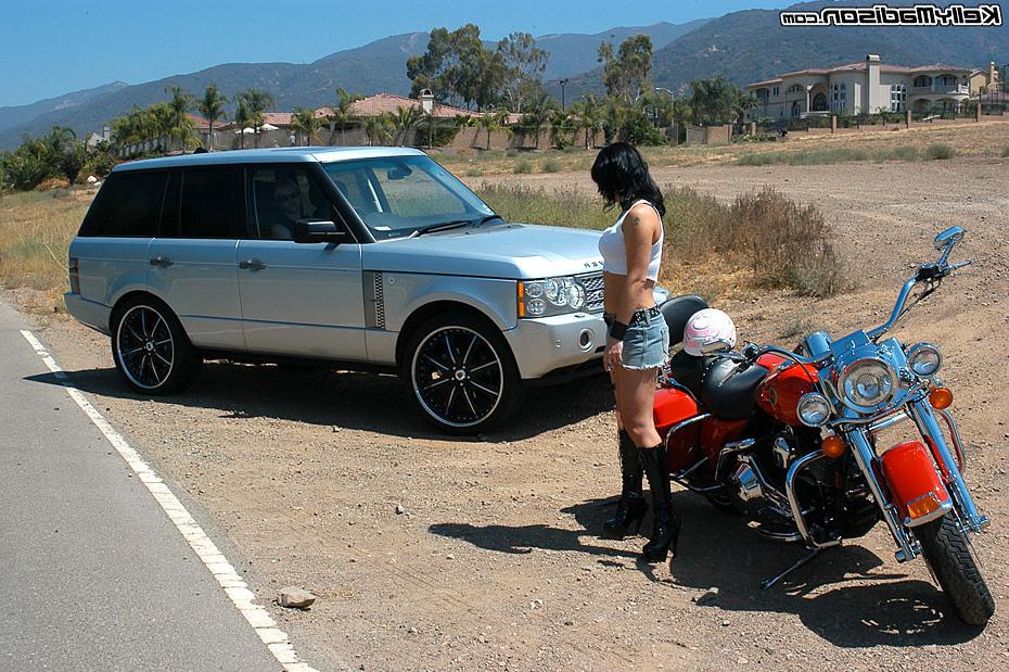 16P Bad girl, motorcycle chic gets punished by huge cock