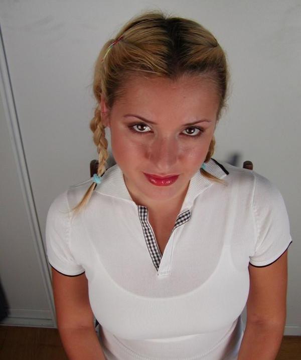 16P Busty blonde takes huge cock