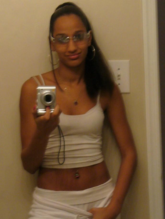 15P Naughty and hot selfpics taken by an amateur ebony chick