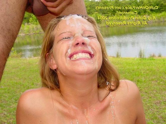 16P Outdoor blonde babe gangbang and cumshot