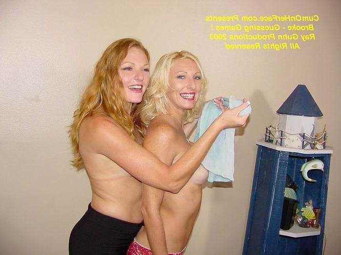 16P Blonde girl getting a gangbang facial
