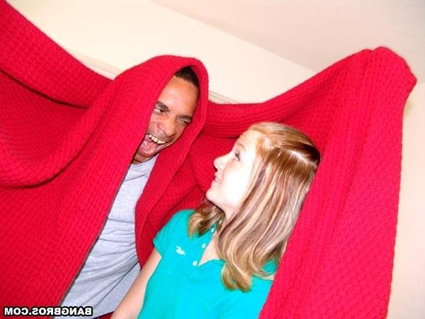 16P Red head gets impressed by humongous cock