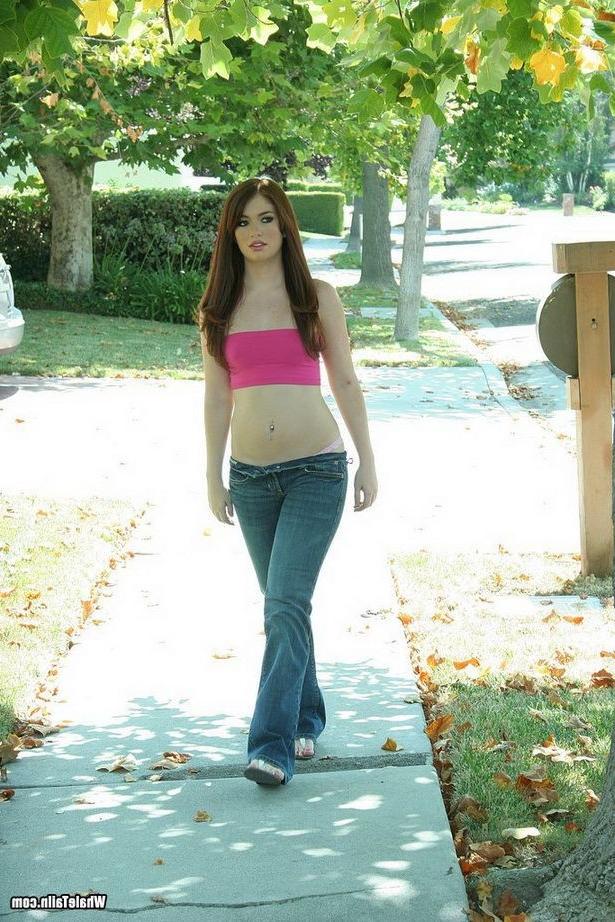16P Redhead Ashlyn Rae in sexy thongs on huge cock in love