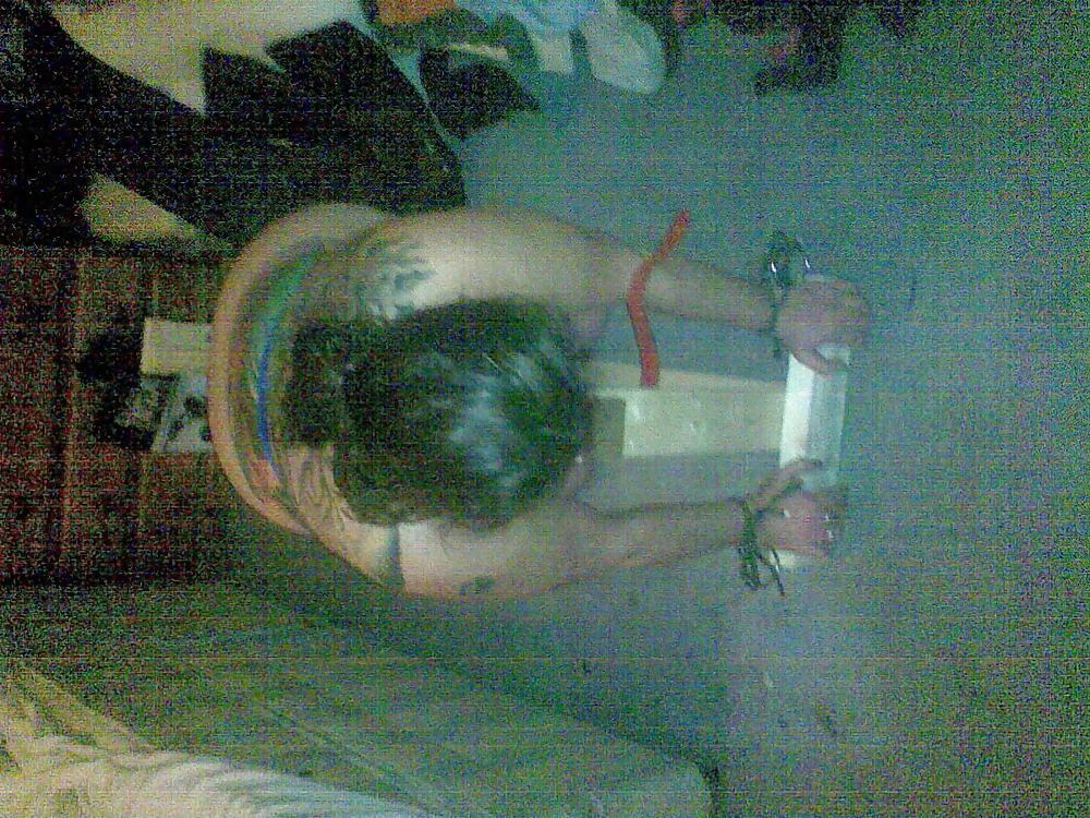 8P My slave on the new toys 