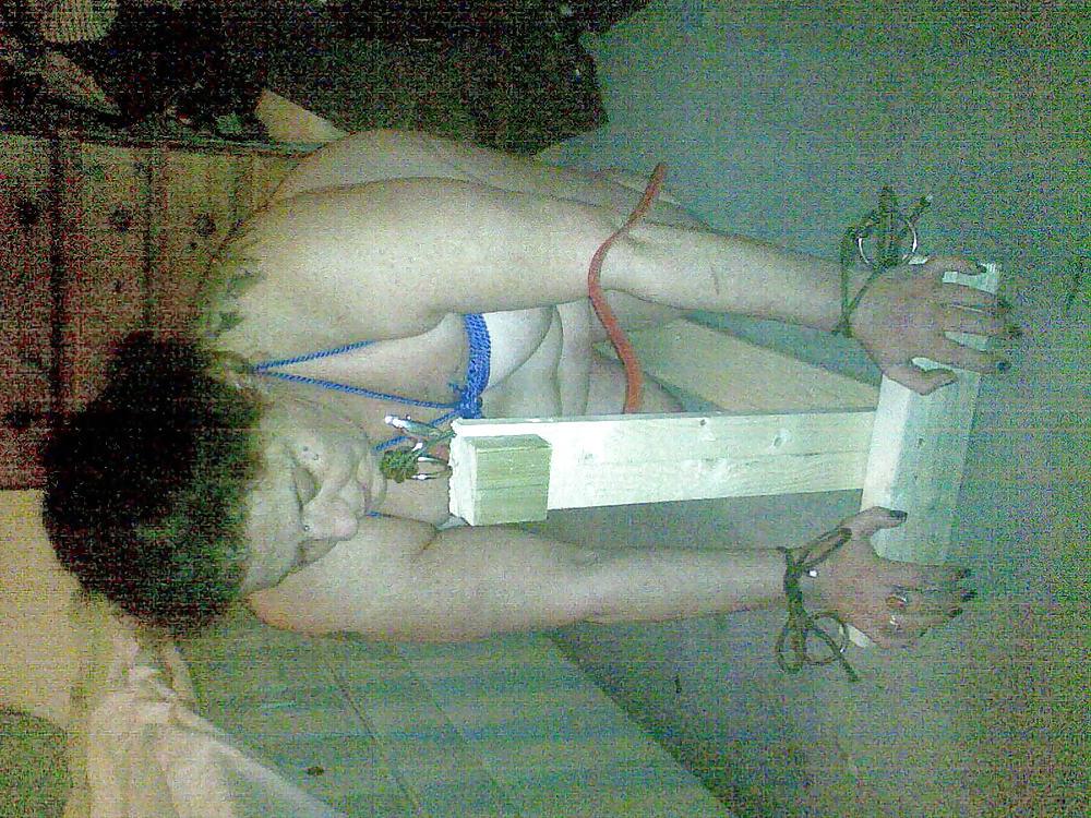 8P My slave on the new toys 