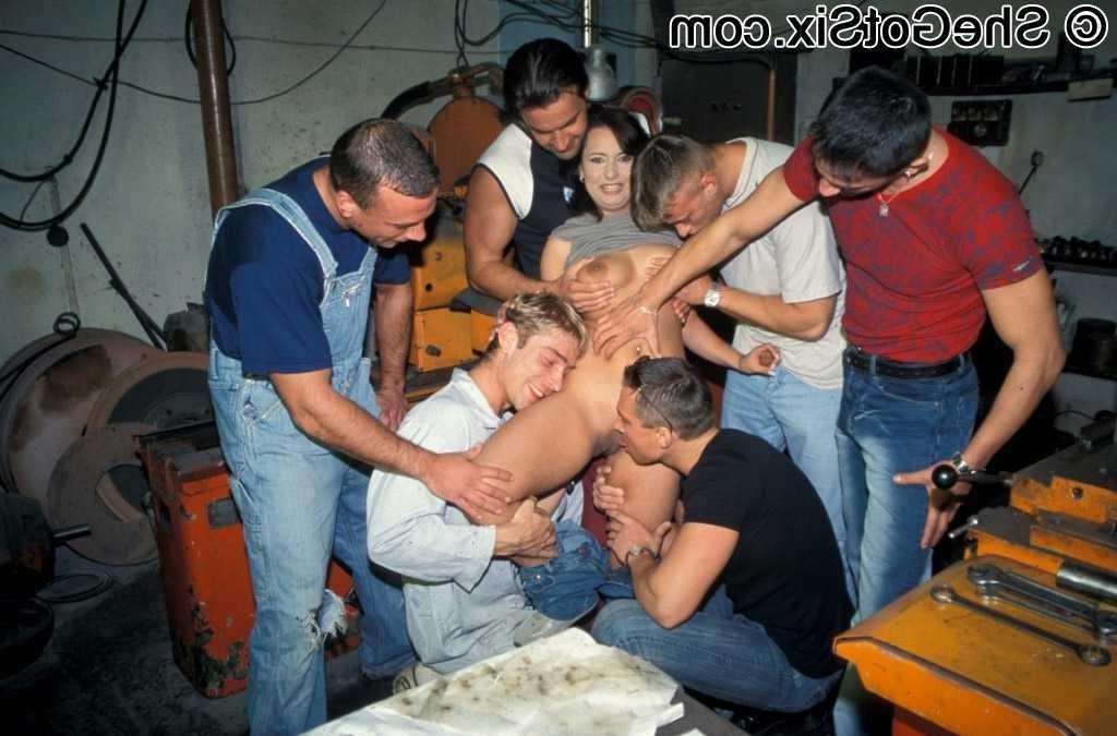 19P Teen takes on six cocks