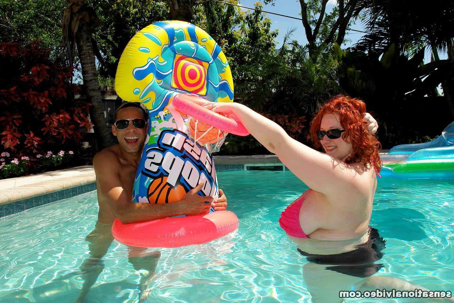 16P Nasty Redhead Swallows Huge Cock