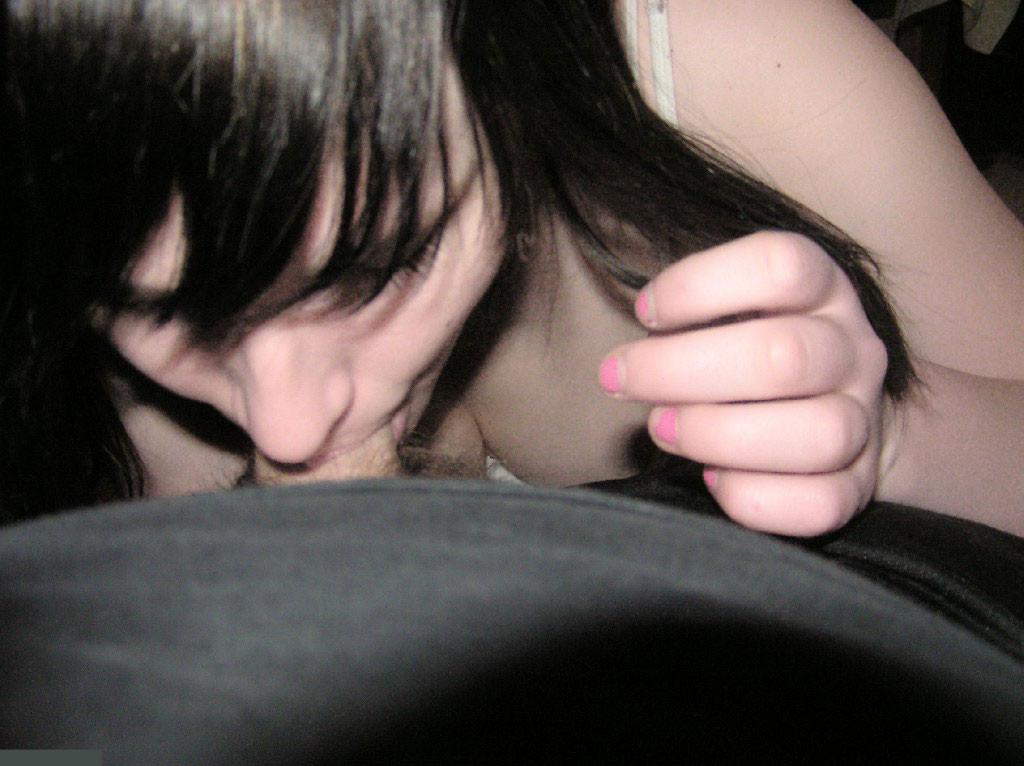 18P Slutty teen Karen naked and hungry to suck on one huge cock