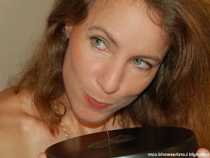 16P Cum swallow lorsha cleans up a sloppy load