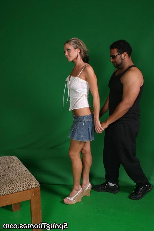 16P Petite kinky slut interracial gangbang by black men and cumshot