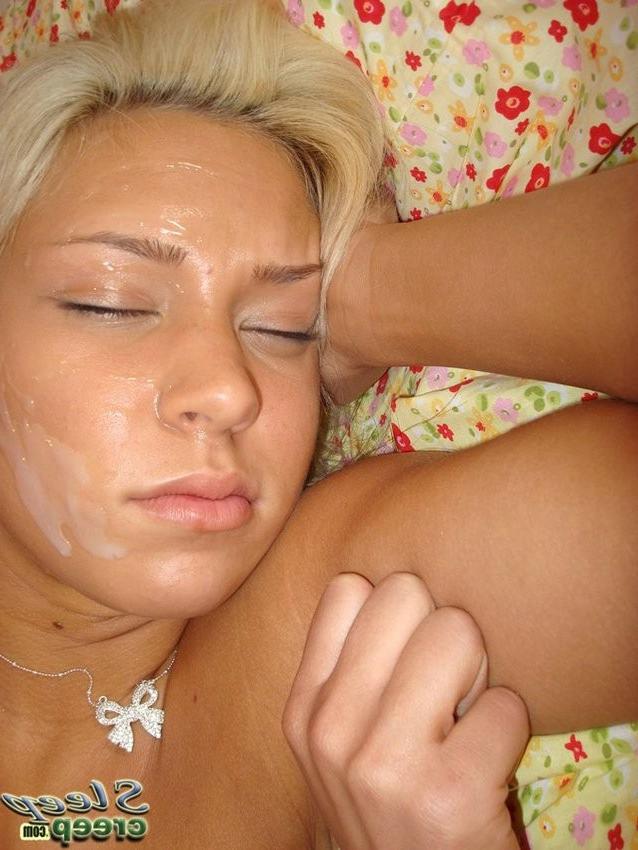 16P blonde teen gets banged while sleeping