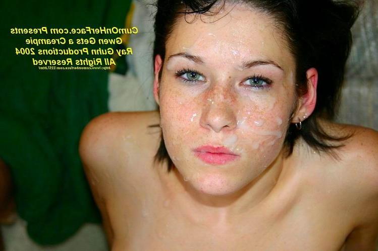 16P Cute teen gangbang and messy facial