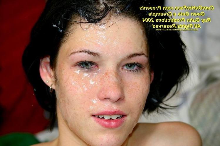16P Cute teen gangbang and messy facial