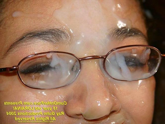 16P Gangbang and messy cumshot on glasses