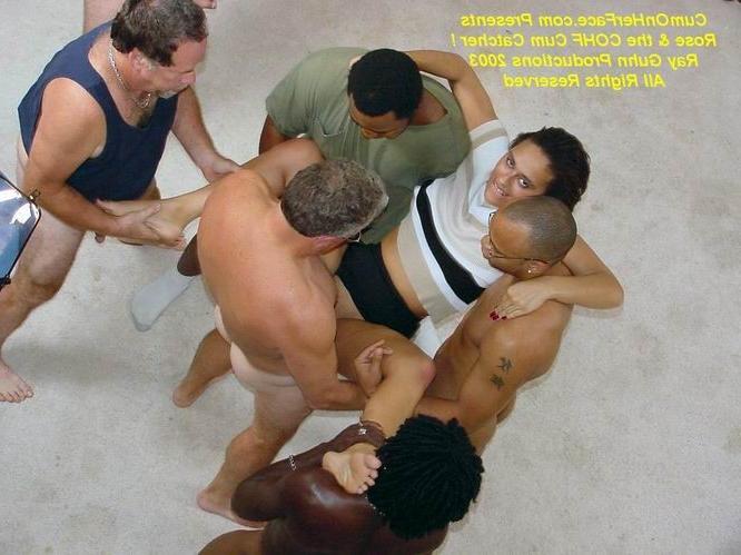 16P Gangbang and messy facial in the eyes