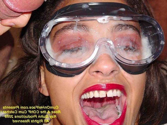 16P Gangbang and messy facial in the eyes