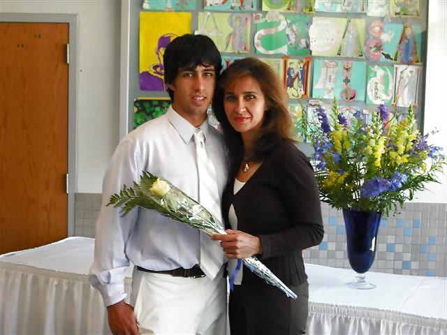 25P Real mom son's friend couple