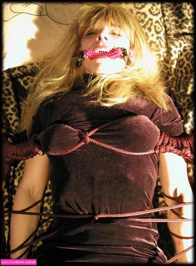 16P Sissy Boy gets Dressed up and Tied Up