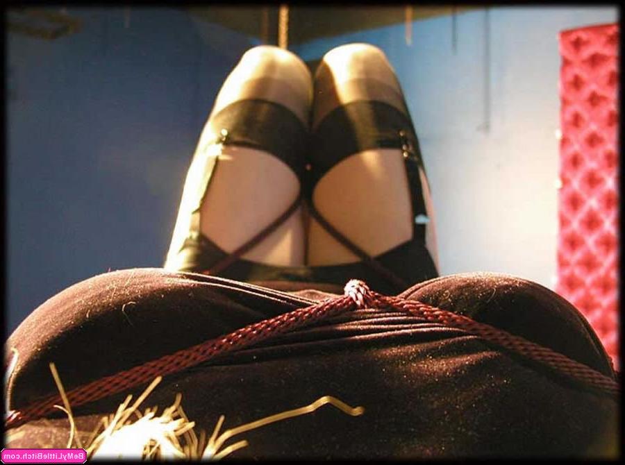 16P Sissy Boy gets Dressed up and Tied Up