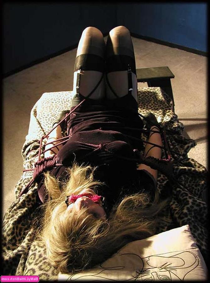 16P Sissy Boy gets Dressed up and Tied Up