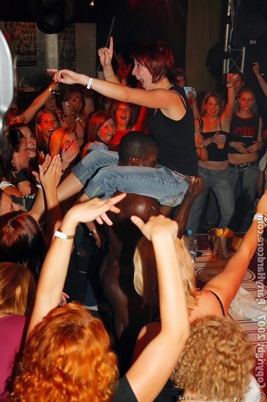 15P Amateur babes interracial reverse gangbang w/ strong black