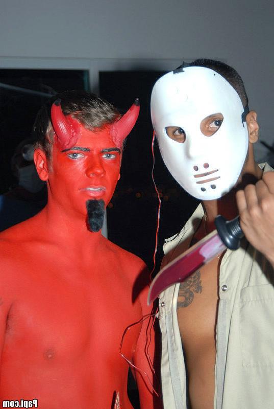 12P Chk out these hot gay papis gang bang action this holloween party is off da chai