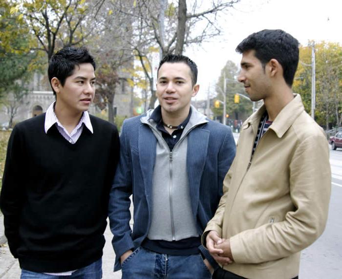 12P Three guys fucking each other huge cock