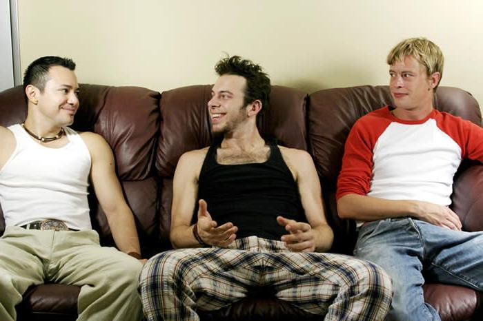 16P Three studs with huge cock fucking