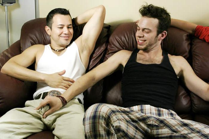 16P Three studs with huge cock fucking
