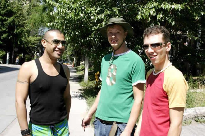 16P Three horny studs with huge cock