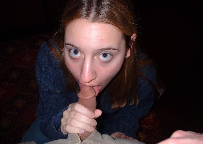 18P Rebecca showing pussy and sucking cock