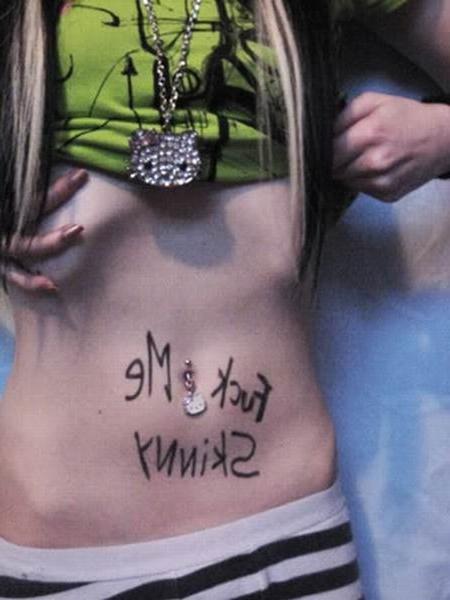 15P skinny girls showing off their anorexic bodies