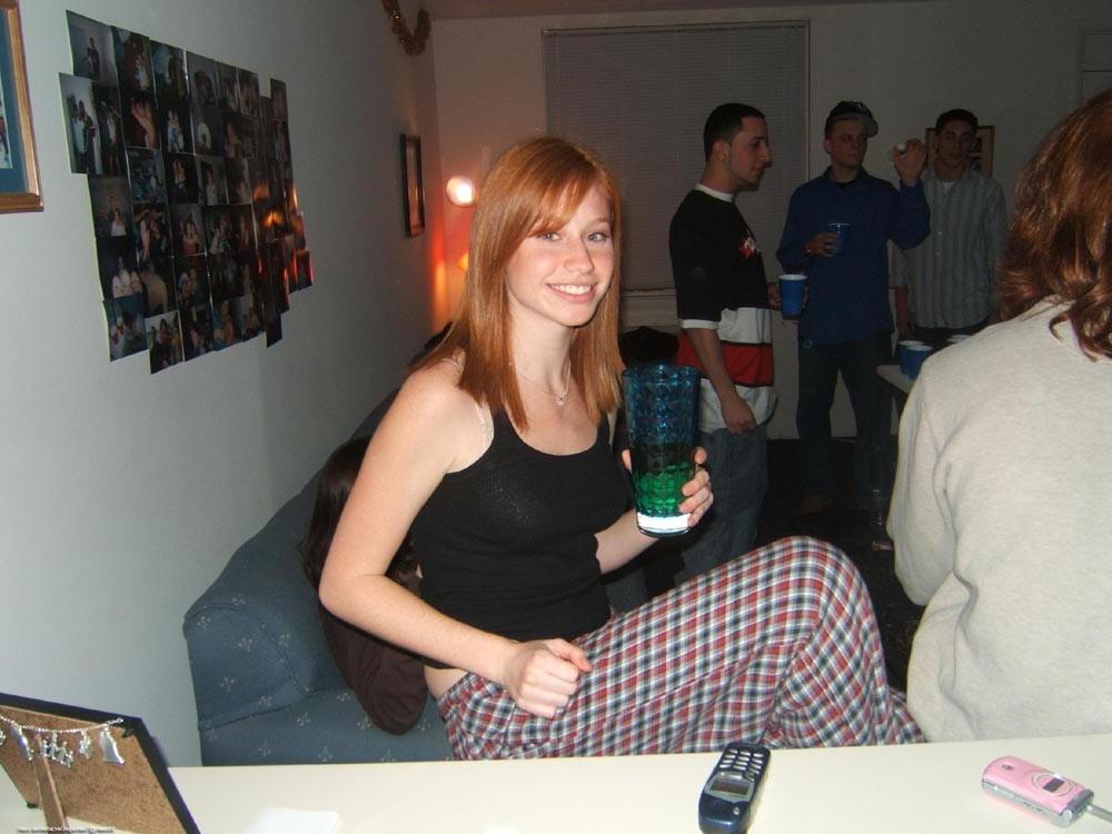 16P Amateur redhead teen