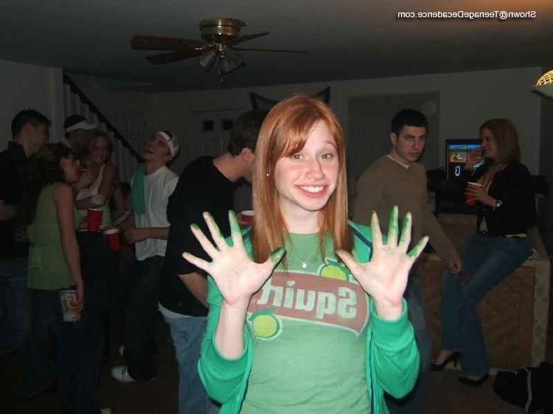 16P Amateur redhead teen