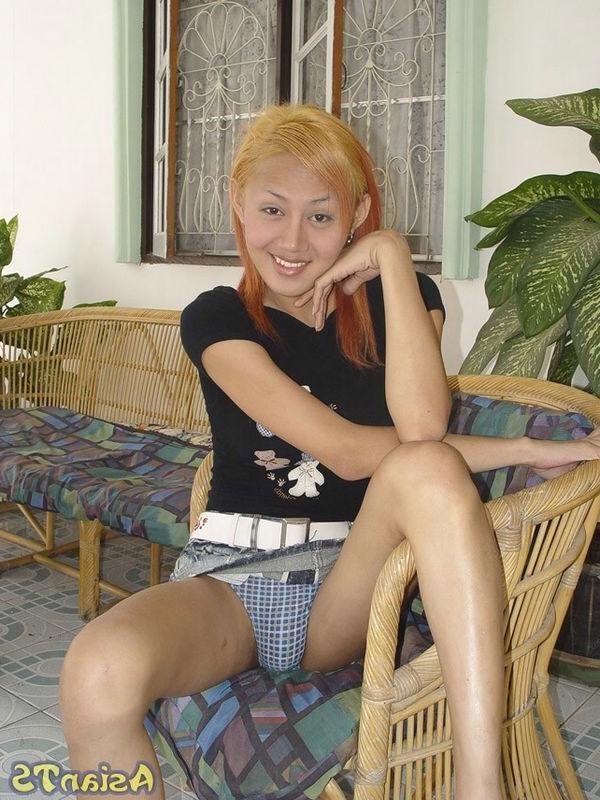 14P Darling and petite asian ladyboy with a huge cock